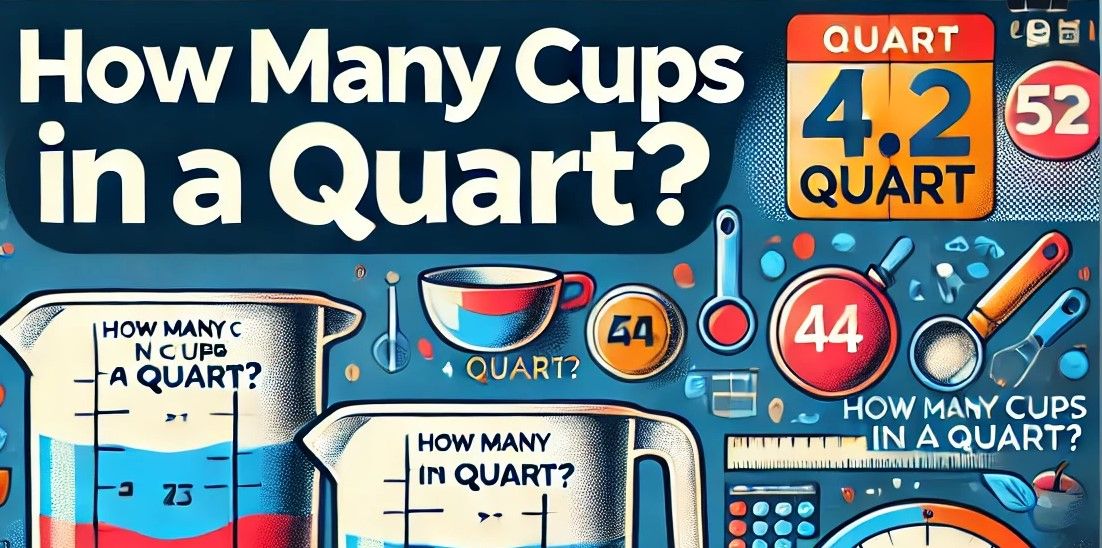 How Many Cups Are in a Quart